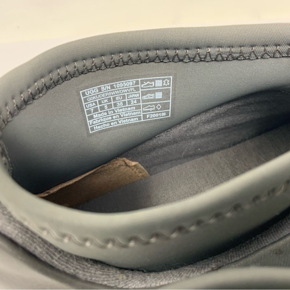 UGG Australia Womens Elastic Neoprene Athletic Sneakers. Gray/White. Women’s 7. - Picture 7 of 9
